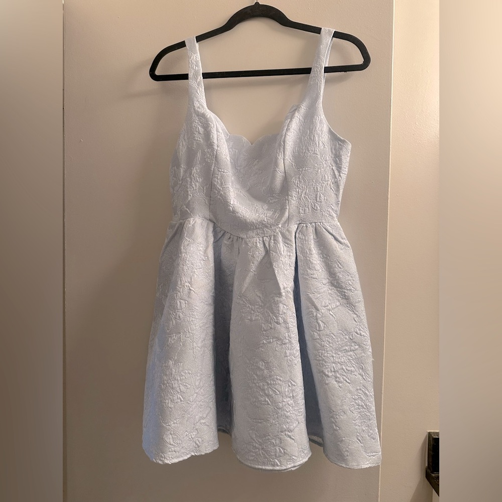 Light blue brand new dress perfect for baby shower, brunch or cute date